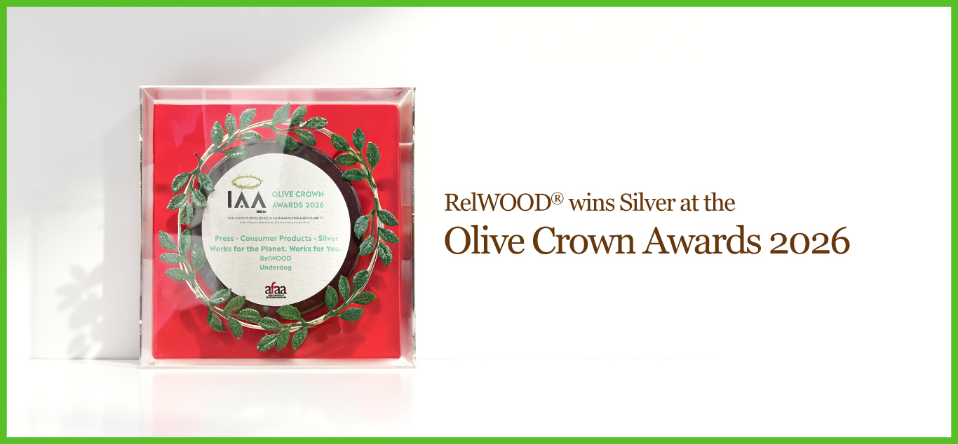 RelWOOD eco-friendly wood alternative banner – smarter, greener and more durable